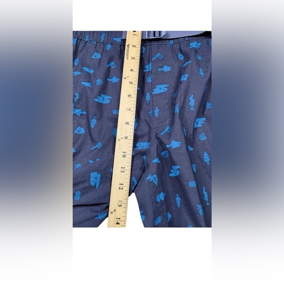 North Face Shorts Mens Medium Blue Cargo V Belted Performance Stretch Adult - Picture 7 of 8